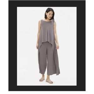 Eileen fisher silk jumpsuit,size medium